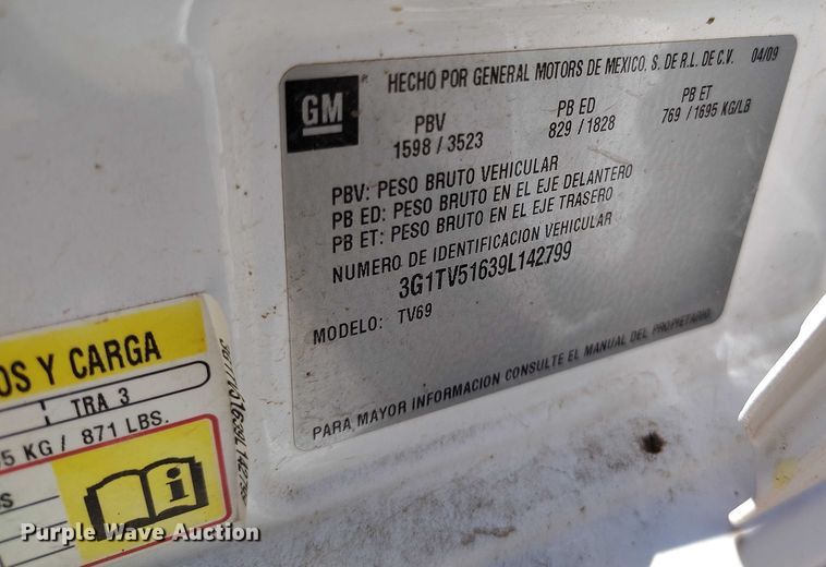 image for item IP9622 2009 Chevrolet Aveo LS 