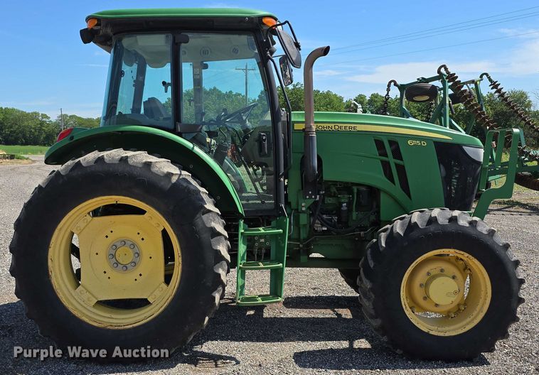 image for item DR3775 2013 John Deere 6115D MFWD tractor