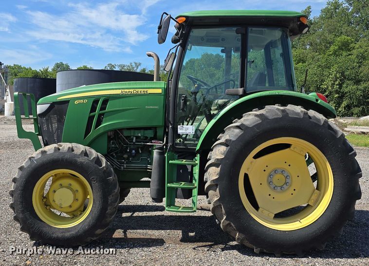 image for item DR3775 2013 John Deere 6115D MFWD tractor