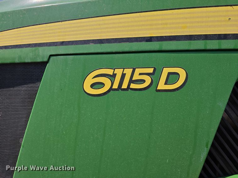 image for item DR3775 2013 John Deere 6115D MFWD tractor