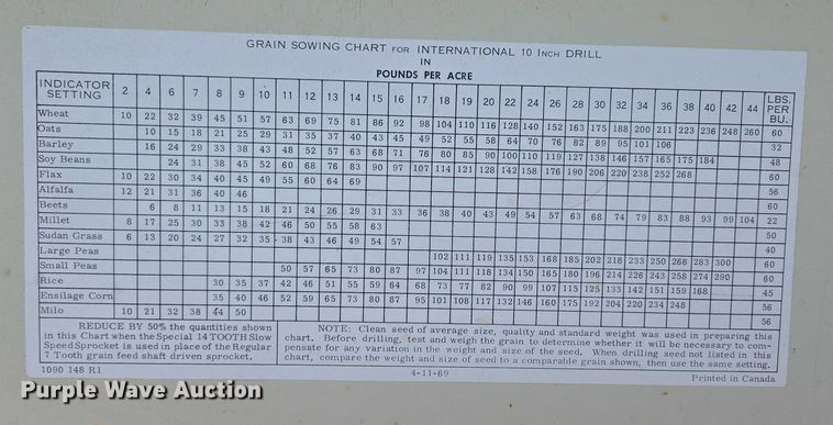 image for item DT7224 International 510 grain drill