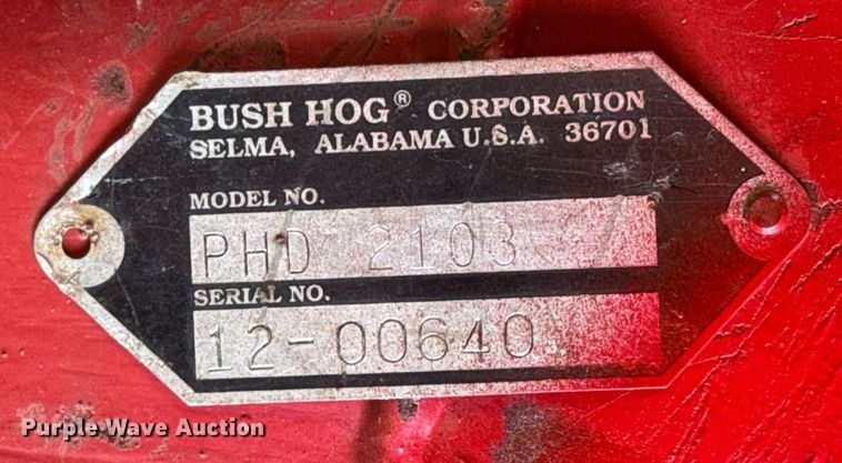 image for item DV4210 Bush Hog PHD2103 post hole auger