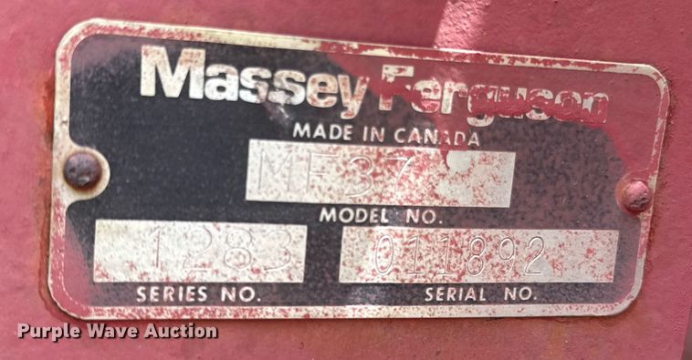 image for item DX5605 Massey Ferguson 37 hay rake