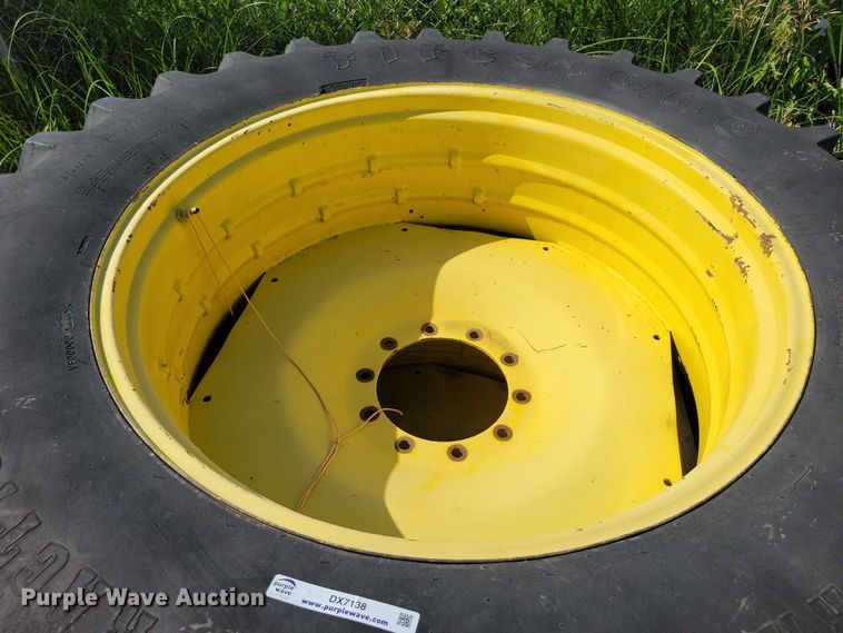 image for item DX7138 Firestone 18.4R42 (2) Firesttone 18.4R42 tires and wheels