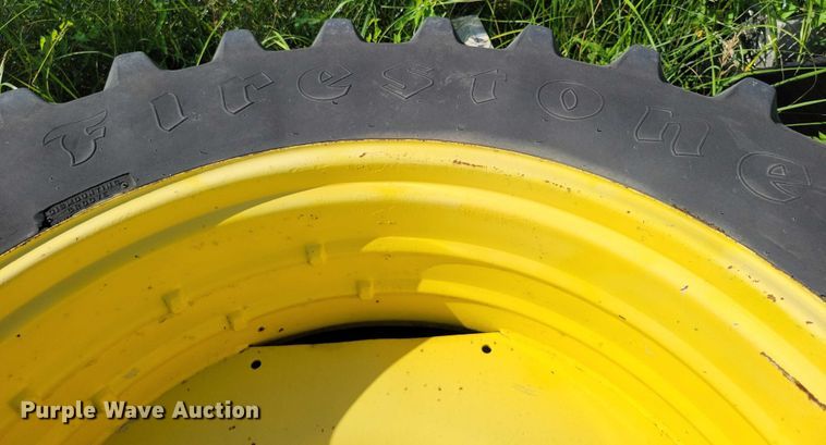 image for item DX7138 Firestone 18.4R42 (2) Firesttone 18.4R42 tires and wheels