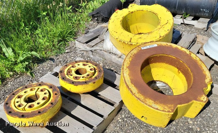 image for item DX7138 Firestone 18.4R42 (2) Firesttone 18.4R42 tires and wheels