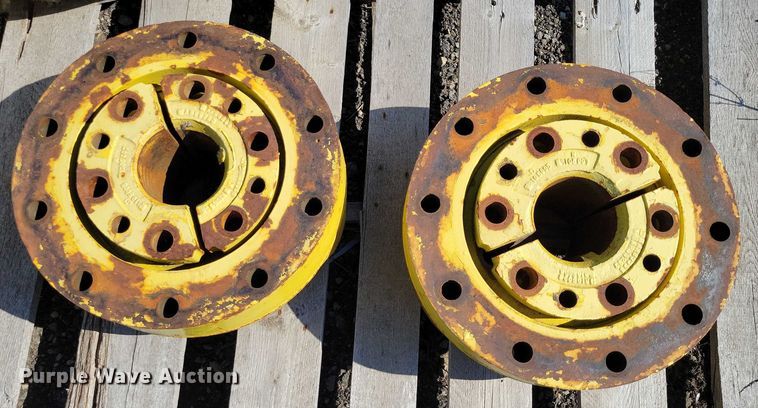 image for item DX7138 Firestone 18.4R42 (2) Firesttone 18.4R42 tires and wheels