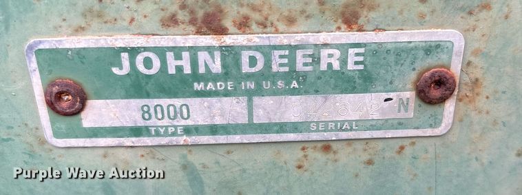 image for item DY2538 John Deere 8350 grain drill