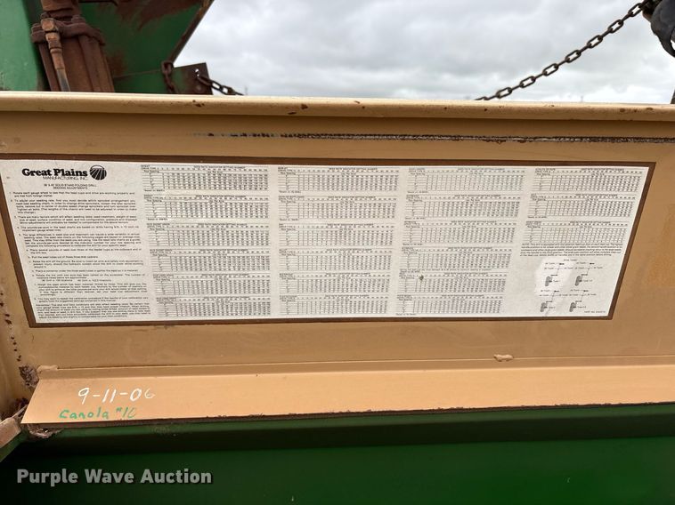 image for item DY2542 Great Plains Solid Stand 36 grain drill