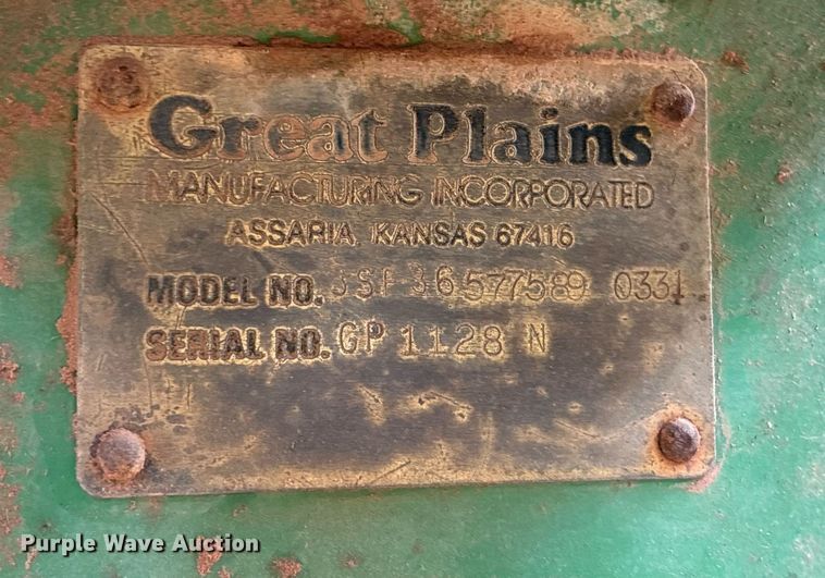 image for item DY2542 Great Plains Solid Stand 36 grain drill