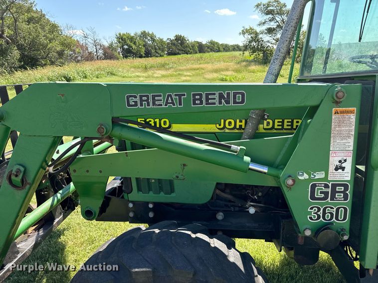 image for item DZ8585 John Deere 5310 MFWD tractor