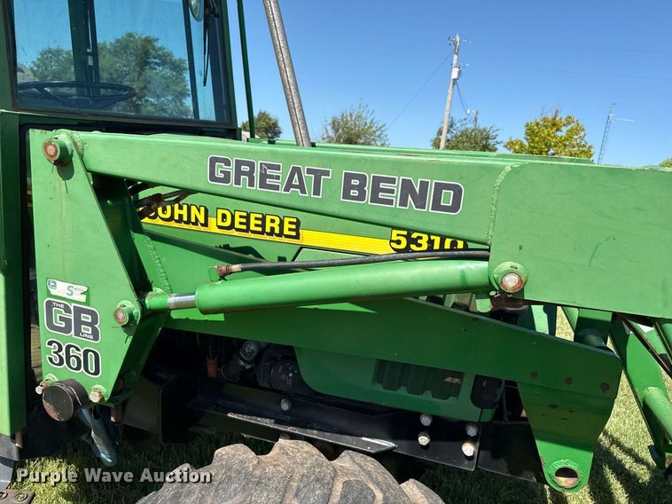 image for item DZ8585 John Deere 5310 MFWD tractor