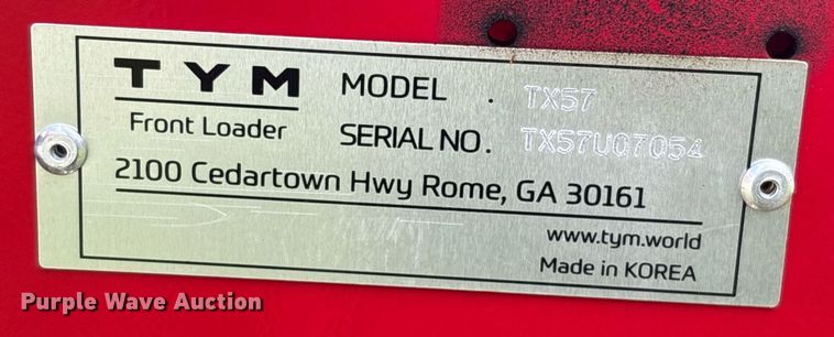 image for item EC3697 TYM T494 MFWD tractor