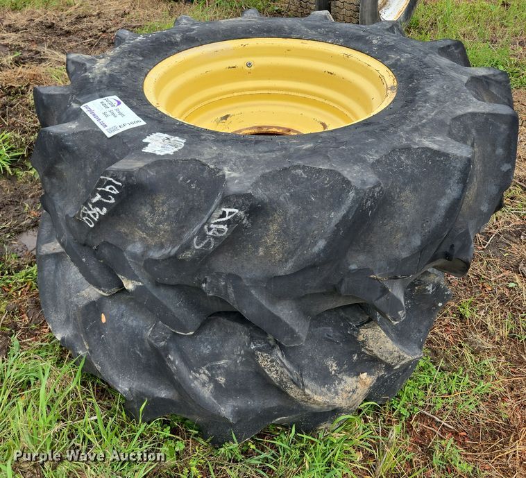image for item EF1606 (2) Firestone 16.9-26 tires and wheels
