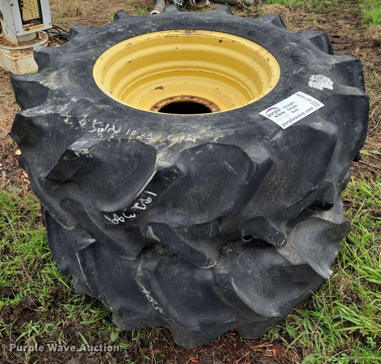 image for item EF1606 (2) Firestone 16.9-26 tires and wheels