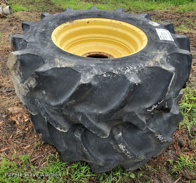 image for item EF1606 (2) Firestone 16.9-26 tires and wheels