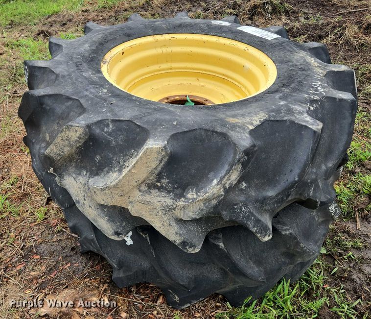 image for item EF1606 (2) Firestone 16.9-26 tires and wheels