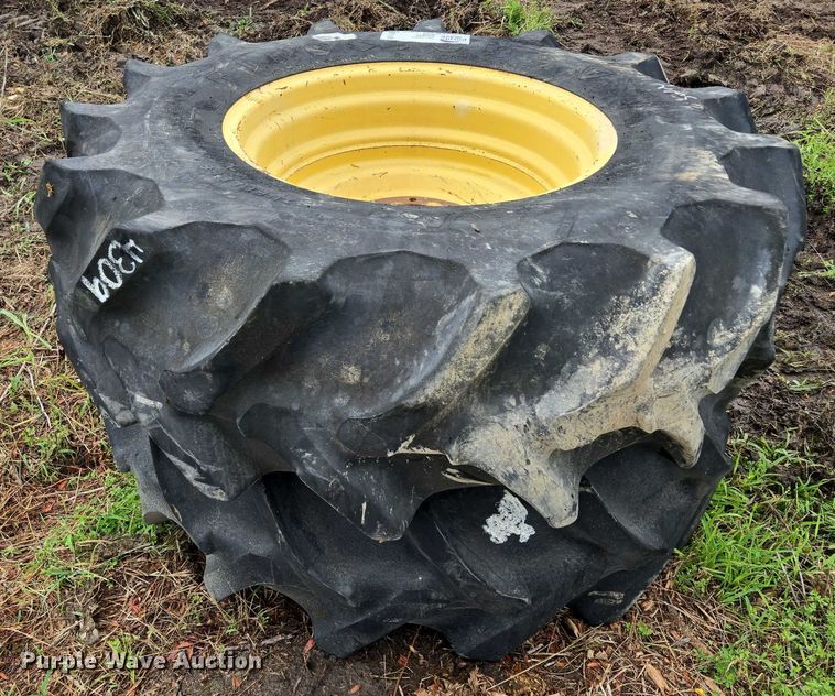 image for item EF1606 (2) Firestone 16.9-26 tires and wheels