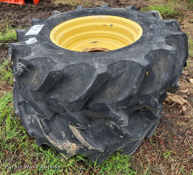 image for item EF1606 (2) Firestone 16.9-26 tires and wheels