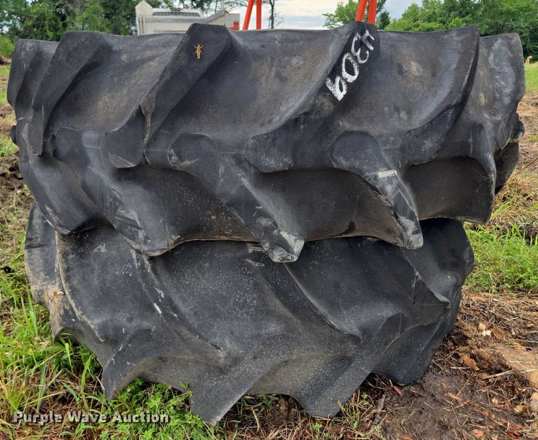 image for item EF1606 (2) Firestone 16.9-26 tires and wheels