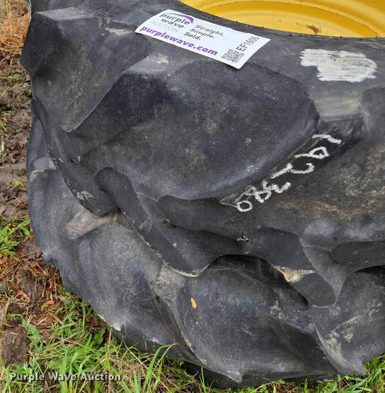 image for item EF1606 (2) Firestone 16.9-26 tires and wheels