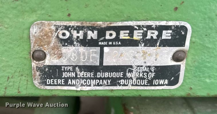 image for item EG6596 John Deere 2030 tractor