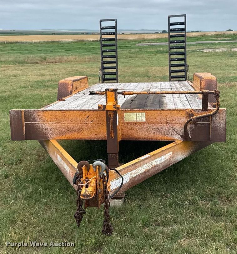 image for item EG6609 2006 Eagle Trailer Co., Inc. 7X20F equipment trailer