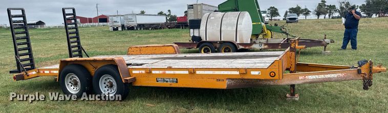 image for item EG6609 2006 Eagle Trailer Co., Inc. 7X20F equipment trailer