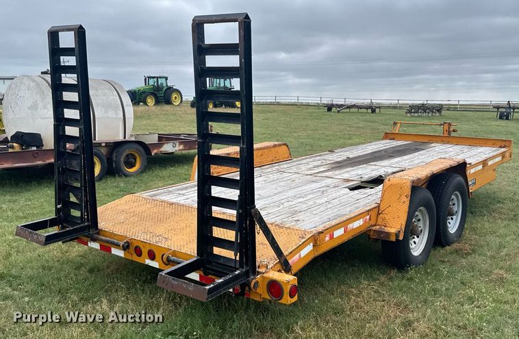 image for item EG6609 2006 Eagle Trailer Co., Inc. 7X20F equipment trailer