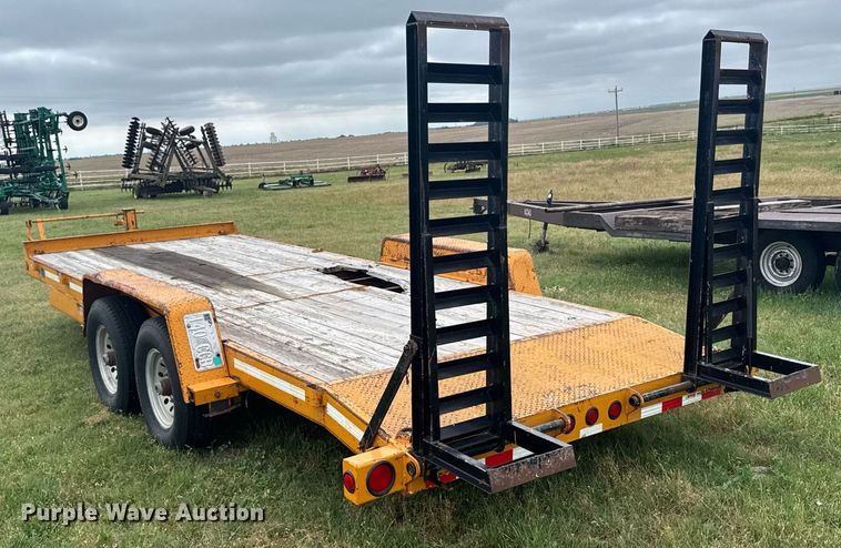 image for item EG6609 2006 Eagle Trailer Co., Inc. 7X20F equipment trailer