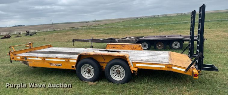 image for item EG6609 2006 Eagle Trailer Co., Inc. 7X20F equipment trailer