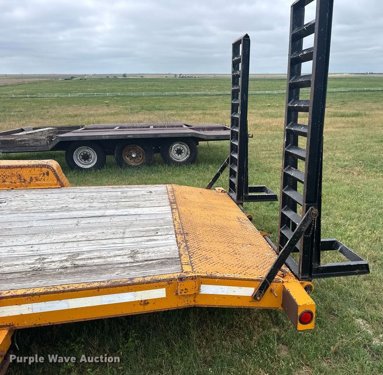 image for item EG6609 2006 Eagle Trailer Co., Inc. 7X20F equipment trailer