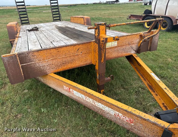 image for item EG6609 2006 Eagle Trailer Co., Inc. 7X20F equipment trailer