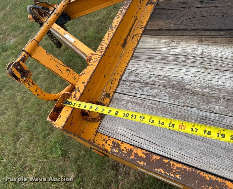 image for item EG6609 2006 Eagle Trailer Co., Inc. 7X20F equipment trailer