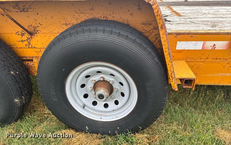 image for item EG6609 2006 Eagle Trailer Co., Inc. 7X20F equipment trailer