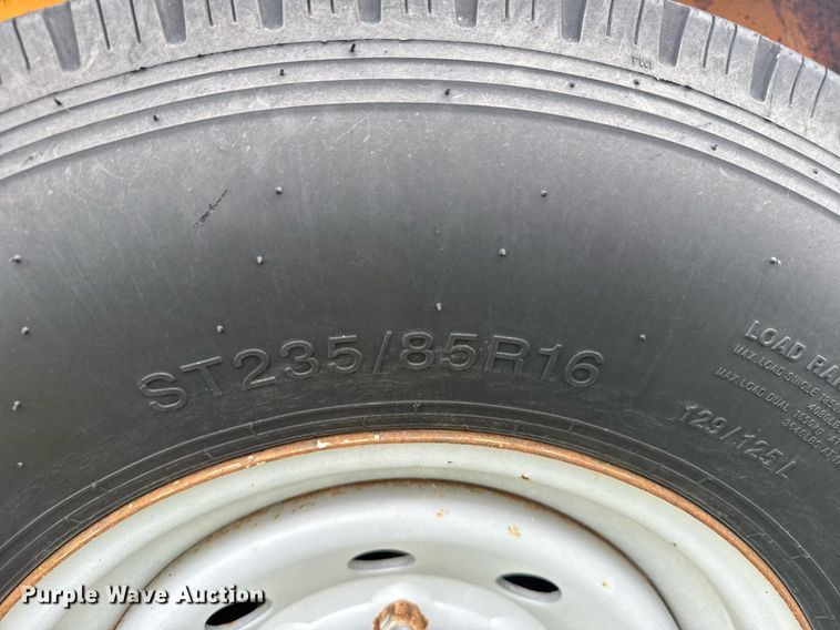 image for item EG6609 2006 Eagle Trailer Co., Inc. 7X20F equipment trailer