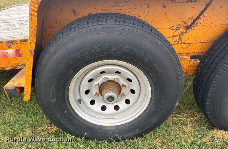 image for item EG6609 2006 Eagle Trailer Co., Inc. 7X20F equipment trailer