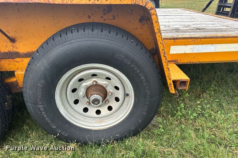 image for item EG6609 2006 Eagle Trailer Co., Inc. 7X20F equipment trailer