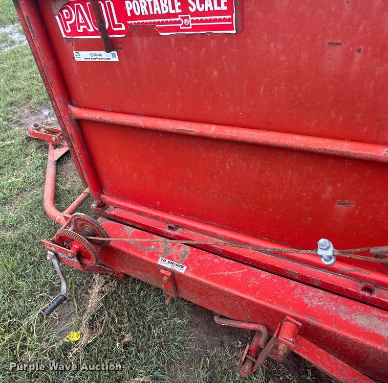 image for item EG6640 Paul AW livestock scale
