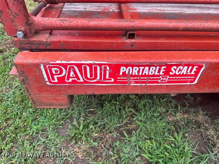 image for item EG6640 Paul AW livestock scale