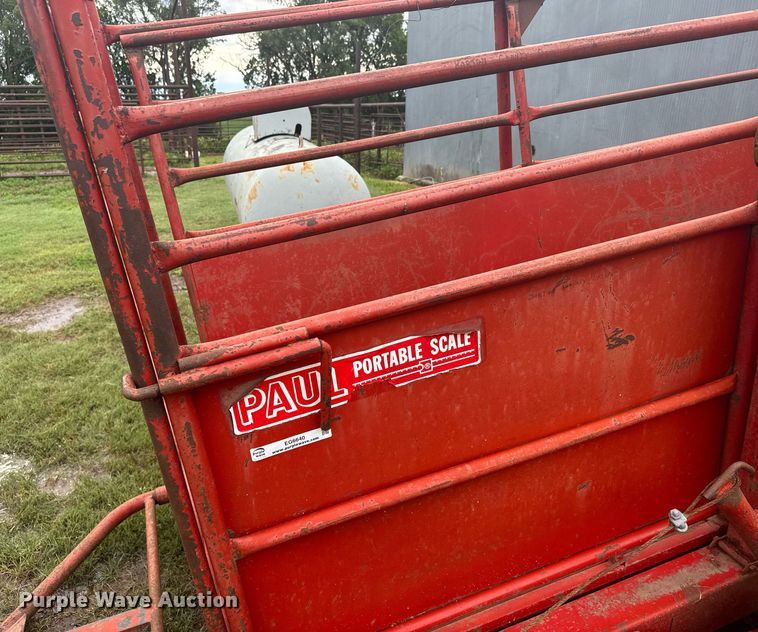 image for item EG6640 Paul AW livestock scale