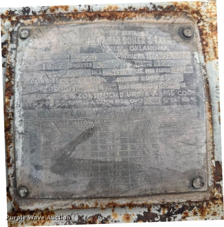 image for item EG6641 Propane tank