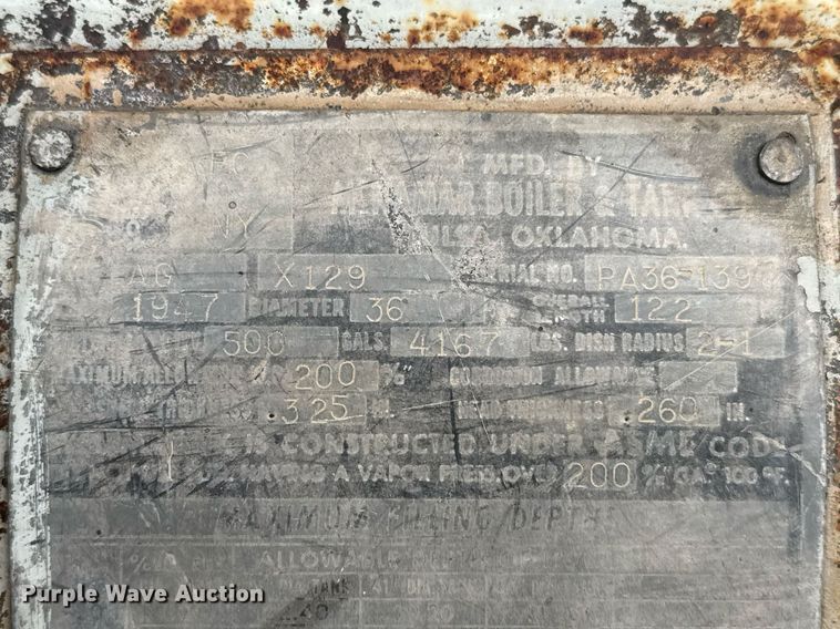 image for item EG6641 Propane tank