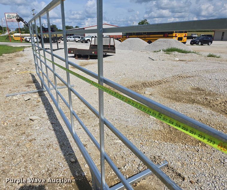 image for item EN3880 (10) galvanized livestock panels