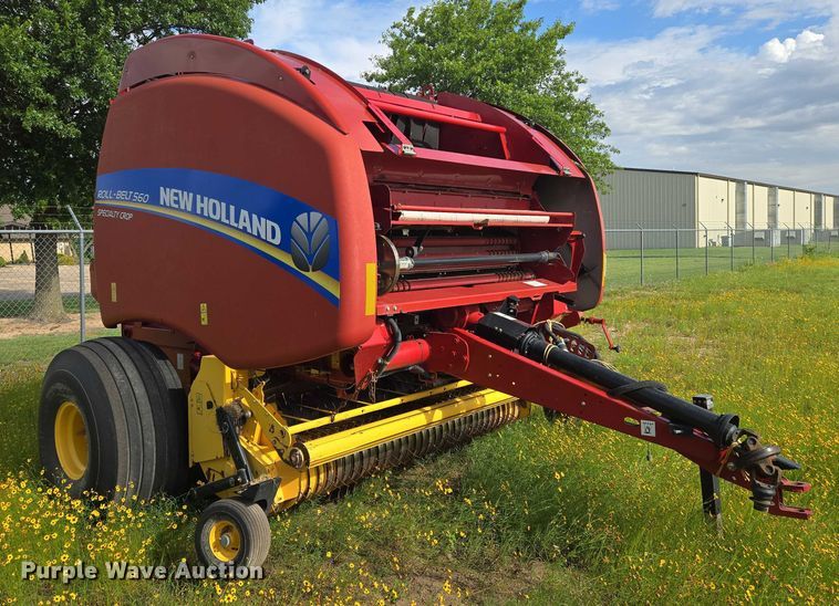 image for item EN8192 2018 New Holland 560RB round baler