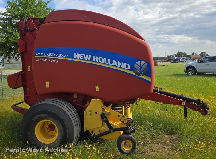 image for item EN8192 2018 New Holland 560RB round baler
