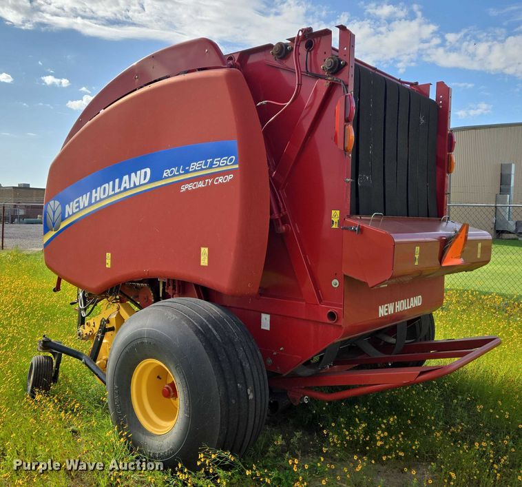 image for item EN8192 2018 New Holland 560RB round baler