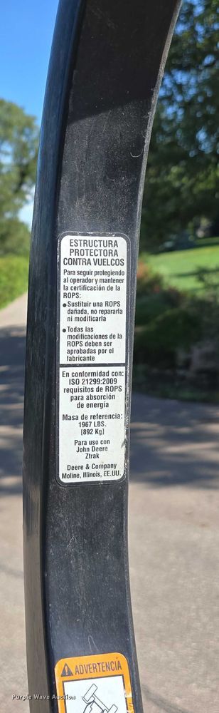 image for item EO1083 2012 John Deere Z930A MZ Z-Trak ZTR lawn mower