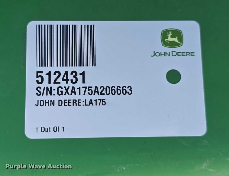 image for item EO1086 2009 John Deere LA175 lawn mower