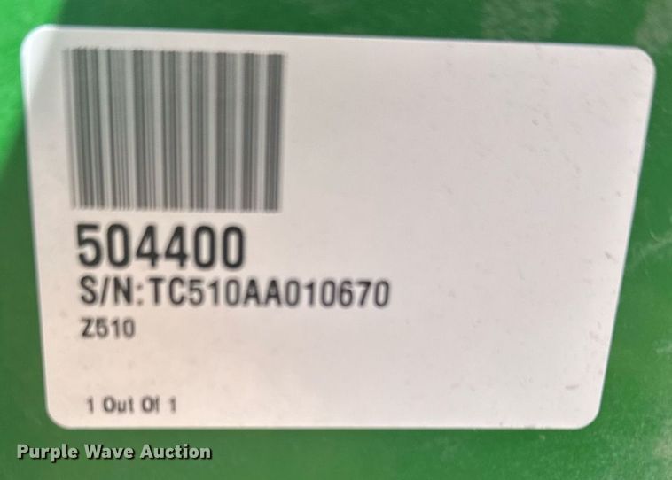 image for item ER2085 2008 John Deere Z Track Estate ZTR lawn mower